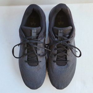 Under Armour YMUI Micro G Pursuit Black & Grey Running Shoes Men Size 13